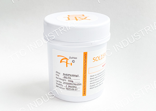 Solder paste Sn62Pb36Ag2 | Zui Hao Z62-T4